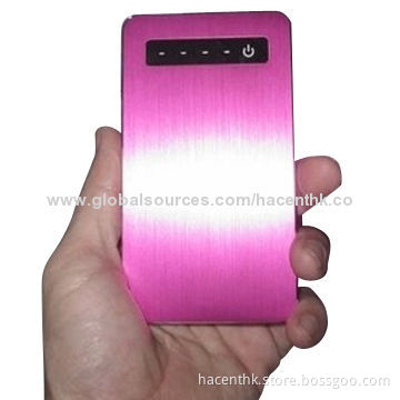 Mobile Phone Charger, 5,000mA, 5V, 1,000mA Input, Sized 66*118*8mm